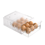 Ettori Egg Holder for Refrigerator Drawer Type Egg Container for Refrigerator BPA Free Fridge Organizer-12 Egg Storage,Stackable