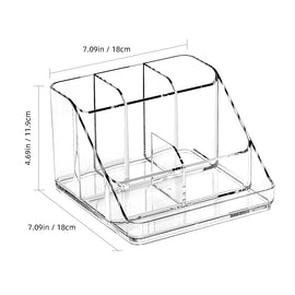 Ettori Makeup Organizer Tray, 6-Compartment Vanity Makeup Organizer for Jewelry, Hair Accessories, Bathroom Counter or Dresser