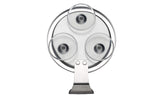 Ettori Shower Mirror Fogless for Shaving with Razor Holder, Powerful Lock Suction Fogless Mirror for Shower